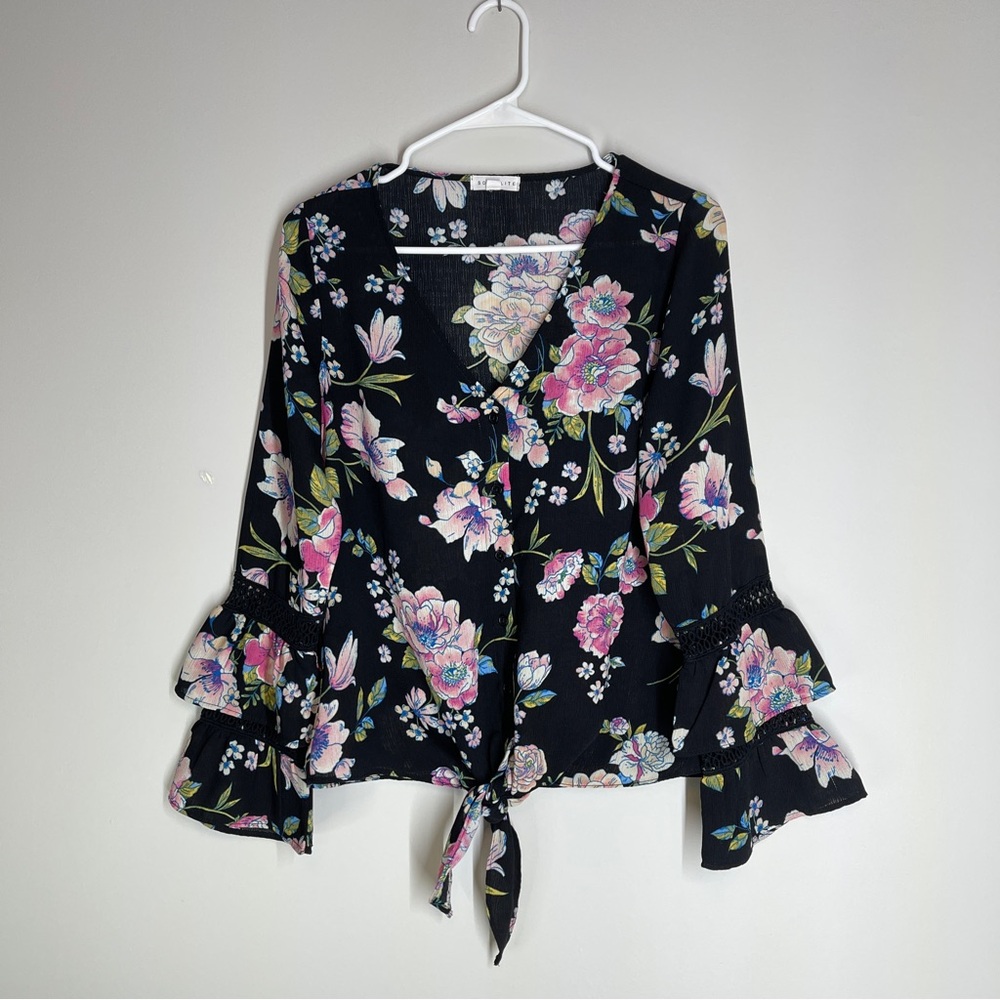 Socialite Boho Floral Blouse